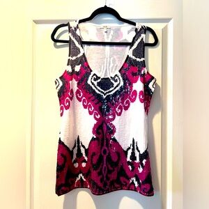 Cache sparkling ladies top, perfect piece for the summer worn once